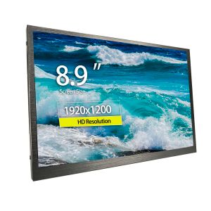 Lesown New 9 Inch USB Type C HDMI Monitor 1920x1200 IPS HD Ultrawide Display, Pekskärmskärm för Windows Mac PC -bärbar dator