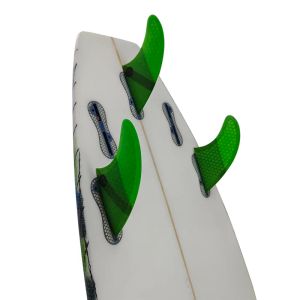 M Tri Fins Surfboard Fins Upsurf Fcs 2 Fin G5 Größe 3pcs Set Glasfaser Wabenbrabenflossen für Shortboard/Funboard