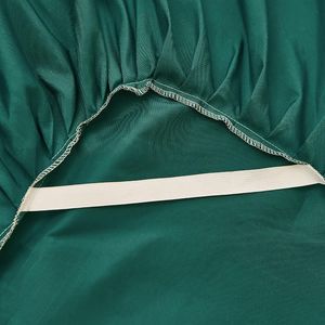 1 pc Haken gefärbter Bettrock mit elastischer grüner Feste Farbe Eins/König/Kingsize -Bettblatt Rüschen (Kissenbezug benötigen Bestellung)