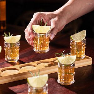 Vinglas med mini Tiki Cups Creative Glass Mug Personaled Drinkware S Novely Whisky Juice Beer Mugs 50 Ml Drink Poteces Cup