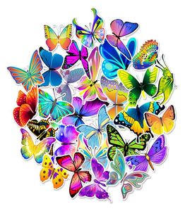 50PcsPack Colorful Butterfly fancy Vinyl Sticker Waterproof Stickers for Water Bottle Laptop Planner Scrapbook Phone Wardrobe Wal4536399