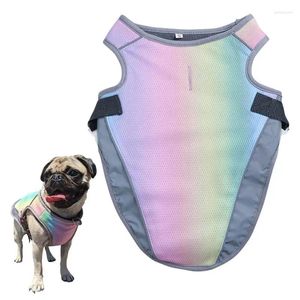 Dog Apparel Cooling Vest Breathable Pet Cooler With Reflective Lining Clothes For Summer Weather Supplies Hiking Camping