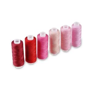 24 Color Sewing Thread 100 Polyester Yarn Sewing Thread Roll Machine Hand Embroidery 200 Yard Each Spool For Home Sewing Kit