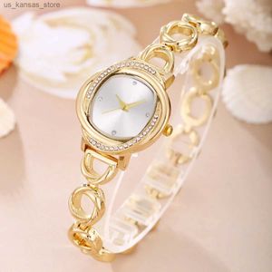 Wristwatches The latest style of womens fashionable and minimalist alloy quartz with a sense of design240409
