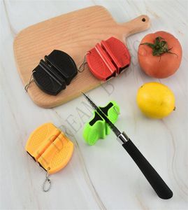 Mini afiadores de tungstênio hard tungstênio bolso cerâmico canivete durável faca moagem de gotas grossa de pedra de pedra de pedra rápida1952544