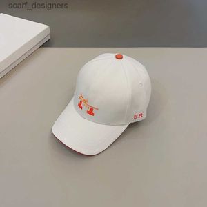 Caps de bola Capace de designer de luxo New Simples Baseball Cap Contrast Contrast Color Matching For Men and Women Sunshade Hap