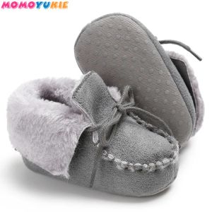 Boots Winter Baby Shoes Boots Infants Warm Shoes Fur Wool Girls Baby Booties Sheepskin Genuine Leather Boy Baby Boots