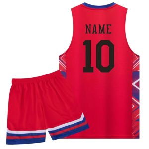 Plus Size Basketball Jersey Men Child Basketball Team Clothes Can Print Name Number High Quality Mesh Jersey Training Set