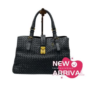 Borsa di design 2024 Nuova borsa da donna Nera Grande borsa romana a maglia a maglia di alta qualità