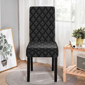 Chair Covers Bohemian Stretch Cover For Dining Room Slipcovers Banquet Wedding Spandex Protector Decor