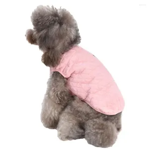 Dog Apparel Pet Vest Sleeveless Thickened Tops Clothes Beautiful Clothing
