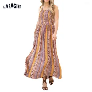 Casual Dresses Women Sexig Maxi Dress Sling Ladies Summer Backless Hollow Out Sleeveless Club Party Long Femaletunic Beach Cover Up