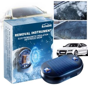 Vetro di vetro di auto solare/usb vetro anti-tice ridotto di neve 5-12v Dispositivo di deictamento invernale interferenza molecolare Svemposa per auto rimodellata