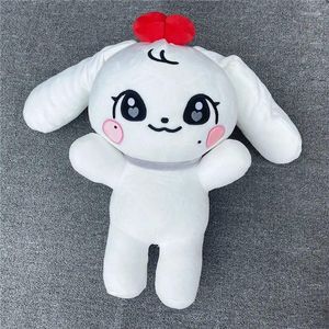 Pillow 40cm Kpop IVE Cherry Plushies Minive Kawaii Stuffed Doll Cartoon Throw Pillows S For Bedroom Sofa Couch Room Decor Gifts