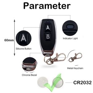 Interruttore di controllo remoto da 433MHz per gate universale leggera Garazione telecomandata AC 85V 220V 110V 220V 220 V ricevitore relè grande