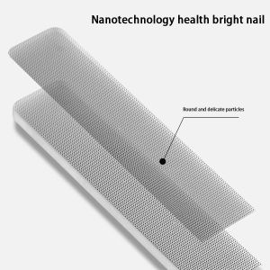 Nano Glass Plik paznokci Przezroczysty kryształowy lakier do paznokci polerowanie paska i lśniący narzędzie do wzmocnienia paznokci