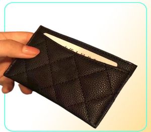 Parigi Women Card Holder Brand Coin Borse Caviar Walet Nero Piccole borse in pelle 4623669