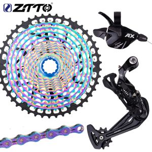 Ztto mtb 12 speed groupset hg standard bicycle shifter traseiro desviador 1x12 conjunto para mountain bike 12speed kit 12s cassete