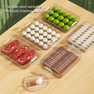 Storage Bottles Fridge Dumpling Box Food Grade Airtight Crisper With Timer For Refrigerator Bacon Transparent Anti-break