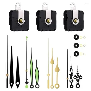 Wall Clocks JFBL Clock Mechanism With 4 Pairs Of Different Hands Long And Short Shaft Silent Movement For Repair