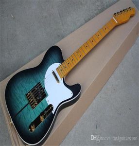 쓰기 PickGuard Golden Hardware가있는 새로운 ArrivalBlue Body Electric Guitar Customized7326080 제공