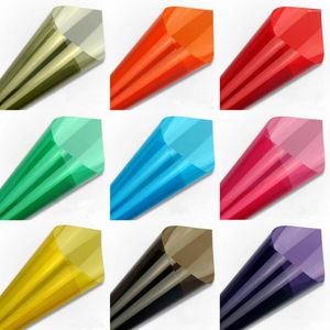 Window Stickers Sunice El Showcase Exhibition Decoration Film 9Color A Pack Diy Decor A4 (8.2 