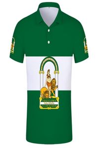 Andalusia Polo Shirt Custom Made Name Number Sevilla Polo Shirt Print Flag Word Malaga Cadiz Granada Huelva Almeria Spanien 2107278348