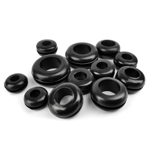 10pcs Gummi -Grommet 10/12 -mm -Blindloch -Kabel -Kabel -Dichtung Gummi -Dichtungs -Sortiment für Schutzkabel -Kabel -Hardware -Werkzeuge