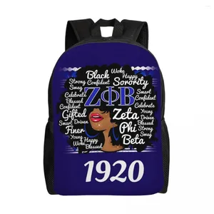 Backpack Zeta Phi Beta Laptop Women Men Casual Bookbag For College School Students Bags