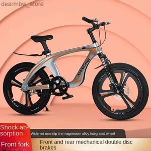 Bikes Wolface Magnesium Alloy Mountain Bike Grundschüler 7-14 Jahre alte schockabsorbierende Fahrradjungen und Mädchen 18 Zoll L48