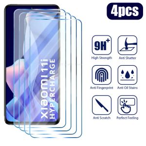 4ps vetro protettivo per Xiaomi Mi 11 12 10 9 Lite 5G F3 GT Protettore schermo per Xiaomi Mi 10T 9T 11T 12T Pro A2 A3 Lite Glass