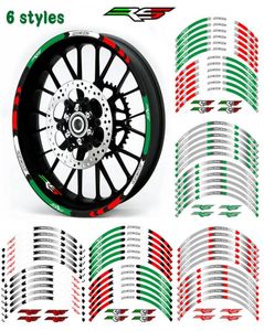 Trend di pneumatici per pneumatici per corse di moda creativa Lettera di colore decorativo Adesivo motociclistico DECALE RIFLEDEFFICA INTERNE PER APRIIA RS 1252371062