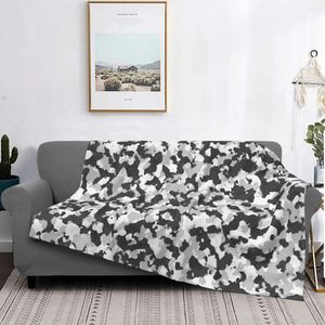 Blankets Army Camouflage Tarn Texture Pattern Throw Blanket For Room Decor Soft Cozy Micro Fibre Love Gifts