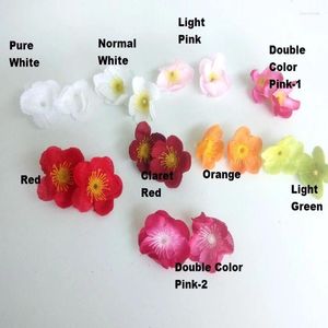 Dekoratif Çiçekler 19000 PCS/ Lot Yüksek Kalite Yapıldı 40 25mm İpek Çiçek Çiçeği Kiraz Kafası 3mm LED 9 Renk için Uygun