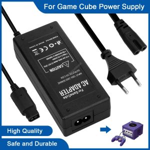 EU/US/UK/AU Plug Replacement AC Power Adapter Game Console Charger Strömförsörjning för Nintend GameCube NGC-konsol 100-240V