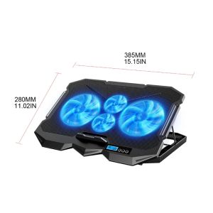 Laptopa podkładka chłodnicy Notebook Cooler Stand Laptop Fan Cooling Pad Cooling Stojak na dom, akcesoria do laptopa biurowego