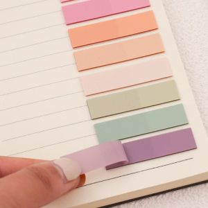 Morandi Sticky Notes Tabs色付きの書き込みや再配置可能な本の旗タブ