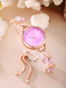 Wristwatches New Light Luxury and Minimalist Womens Bracelet240409