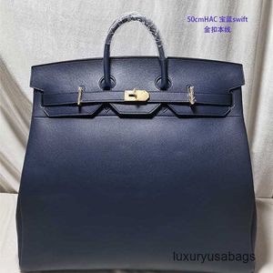 Designer High Capacity Handbags 50cm Bag Large Bag Large Travel Bag Large Capacity Bag Leather Travel Bag Domineering Men's Ba WN-B3BP
