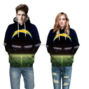 SWEATE 3D Drukowane rugby cyfrowe pullover modna bluza z kapturem dla par dziecięcych bluzy