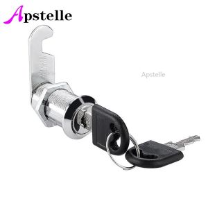 Apstelle Replacement Desk Drawer Lock with Dedicated Keys 16mm 20mm 25mm 30mm Cabinet Box Panel Tool for Motorhome Trailer