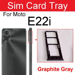 Motorola Moto E22 E22S E22I E32 E32S SIM CADR CADR SLOT HOLDER CARD READER ADAPTERSソケット交換用SIMカードトレイ