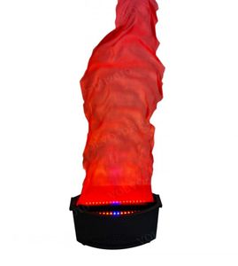 LED Flame Effect Light mit 15 Meter Seidenfeuermaschine Stufe 36PCS10mm rot weiß LED Flammen Satge Equipment1153761
