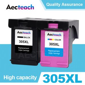 AECTEACH FÖR HP 305XL 305 XL REBLACTURED INK CARTRIDGE EVENSERING FÖR HP DESKJET 1210 1212 1215 1255 2300 2330 2331 2332