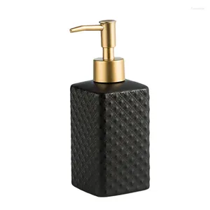 Liquid Soap Dispenser JFBL Ceramic Refillable Hand Wash Lotion med känslig vintage lättnad för badrum eller kök