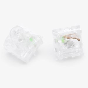 Keyboards 10 PCS Kailh Jellyfish V2 Switch RGB SMD Linear 60g Switches For Mechanical keyboard mx stem 5pin Self lubricating Transparent