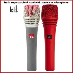 Mikrofoner Ickb Turin Supercardioidkondensor Mikrofon för levande inspelning av superkardioidkondensor Vocal Microphone Condenser Anchor Live