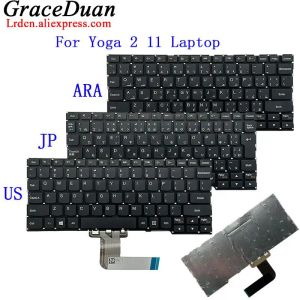 キーボードNEW/ORIT ST2F LENOVO YOGA 2 11 LAPTOP US ENGLISH JA JP JAPANIA ARA ARA ARABIC 25214456 25214454 25214440 25214397