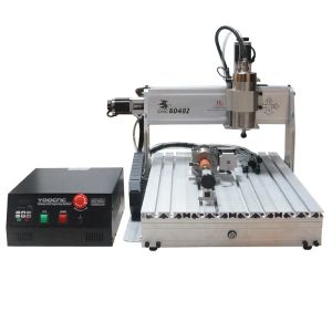 LY CNC Yönlendirici 6040Z 800W Ahşap Metal Alüminyum Gravür Değerleme Makinesi 400*600mm Çalışma Boyutu 3 Eksen 4 Eksen