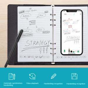 Syncpen3 Lite Akıllı Defter Bluetooth Smart Pen A5 Doldurma